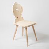 Stabelle aus Arvenholz massiv