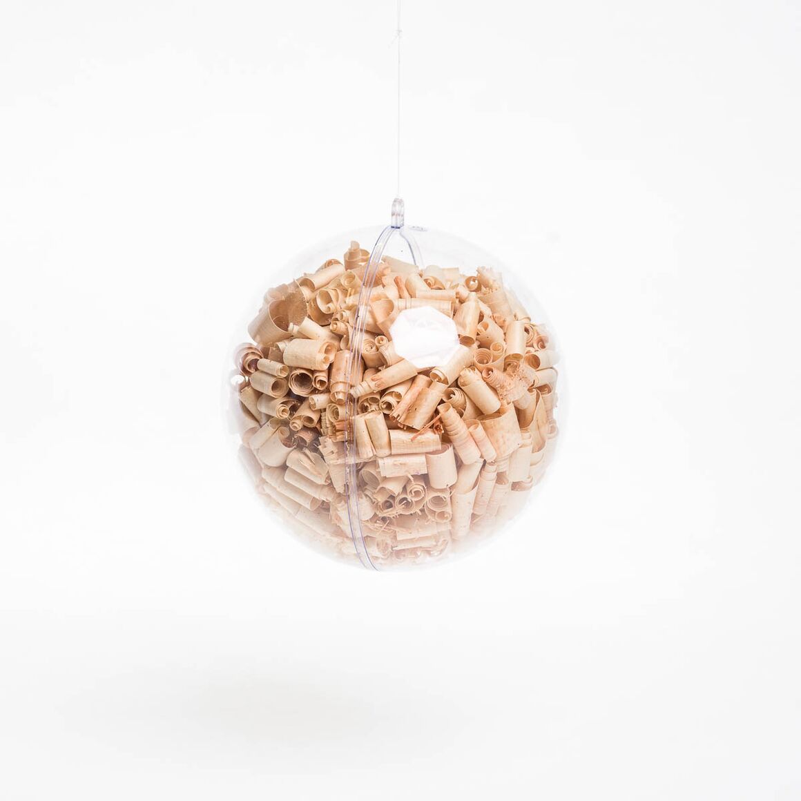 Deko-Späne-Kugel gross