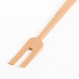 Fondue Rührgabel aus Arvenholz Detail