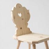 Stabelle aus Arvenholz massiv