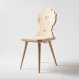 Stabelle aus Arvenholz massiv