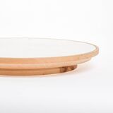 Drehteller in Arvenholz Schnitzereiband