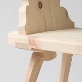 Stabelle aus Arvenholz massiv