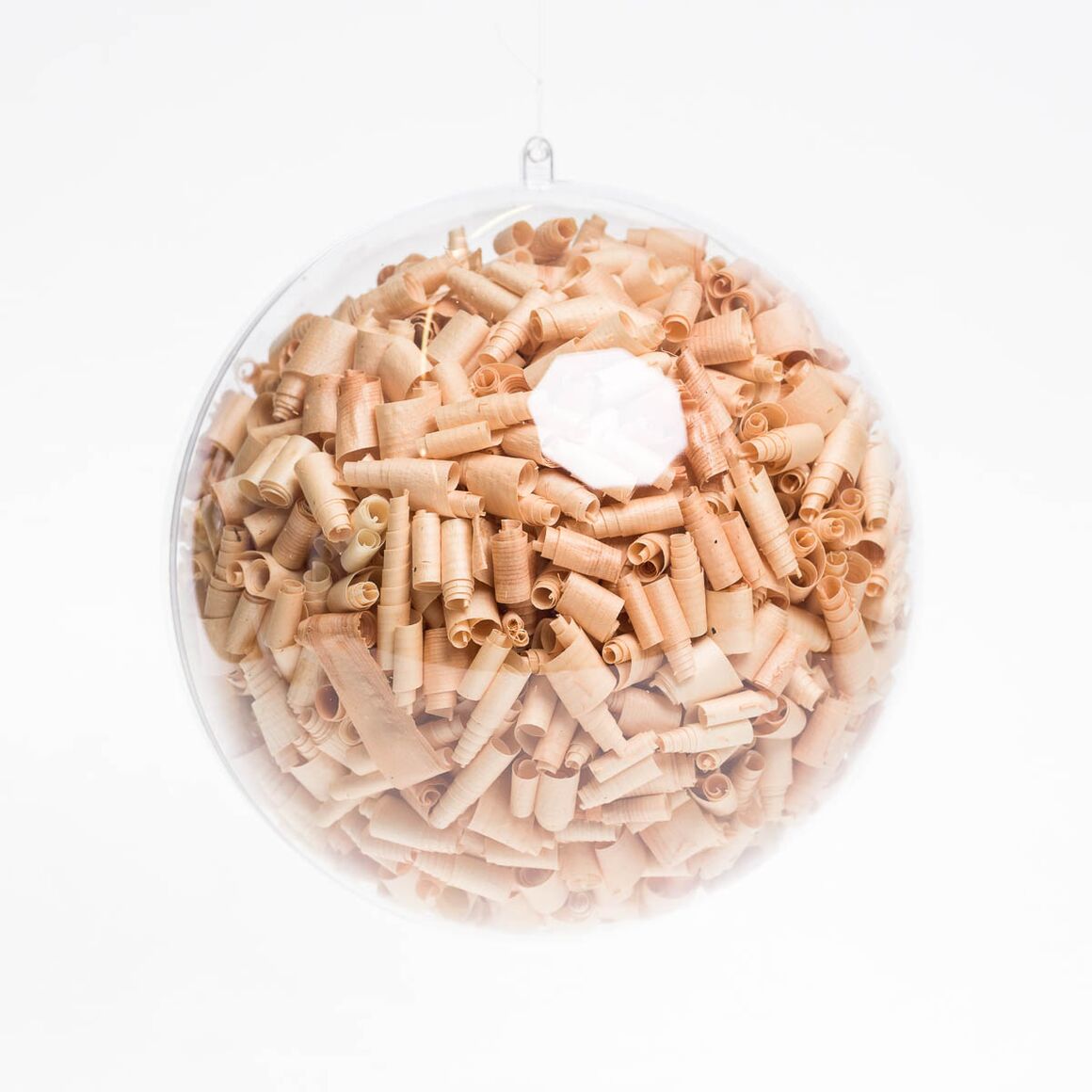 Deko-Späne-Kugel sehr gross