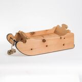 Holzschlitten