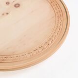 Drehteller in Arvenholz Schnitzereiband